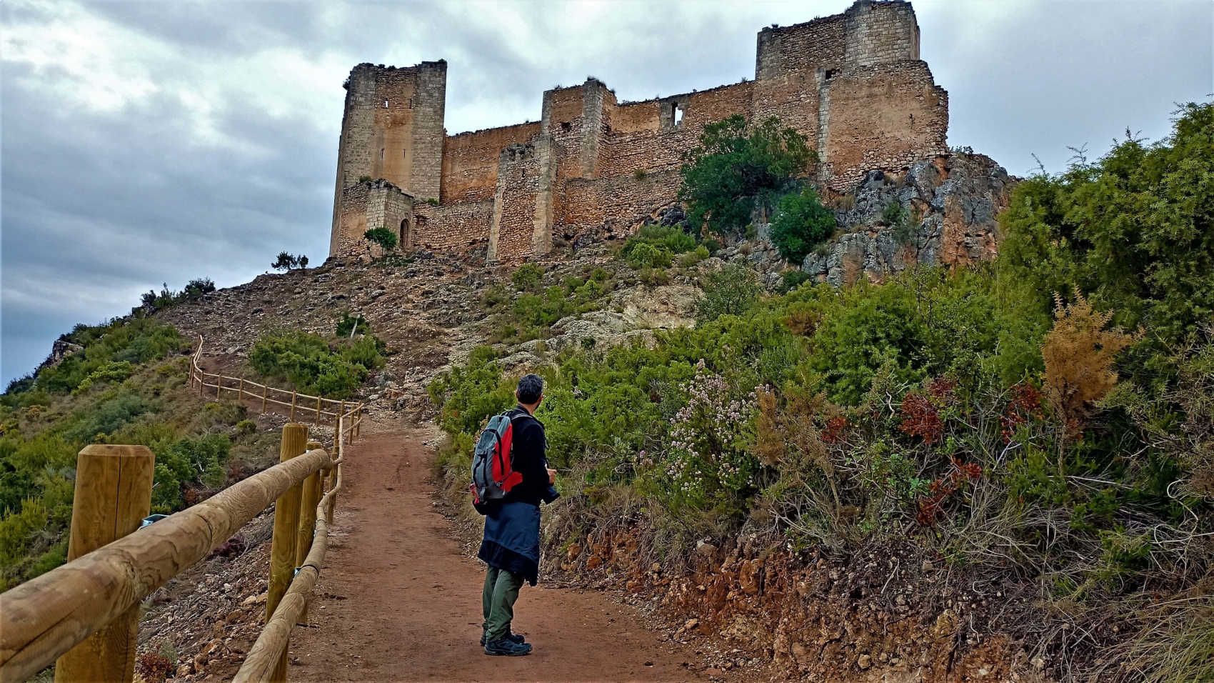 Castillo de Chirel en Cortes de Pallás, Valencia