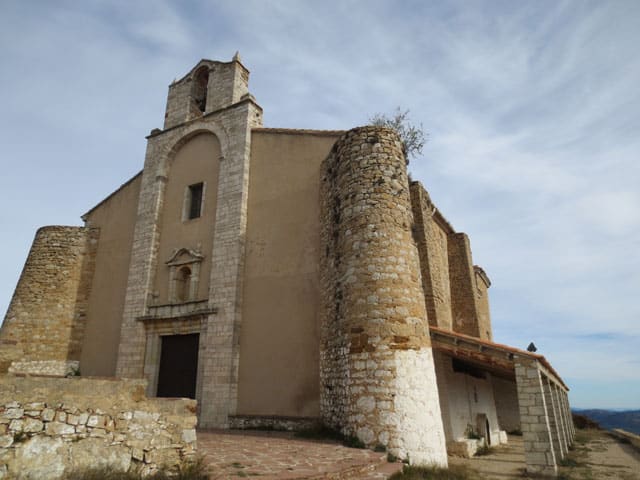 la ermita de San Cristóbal en Benassal