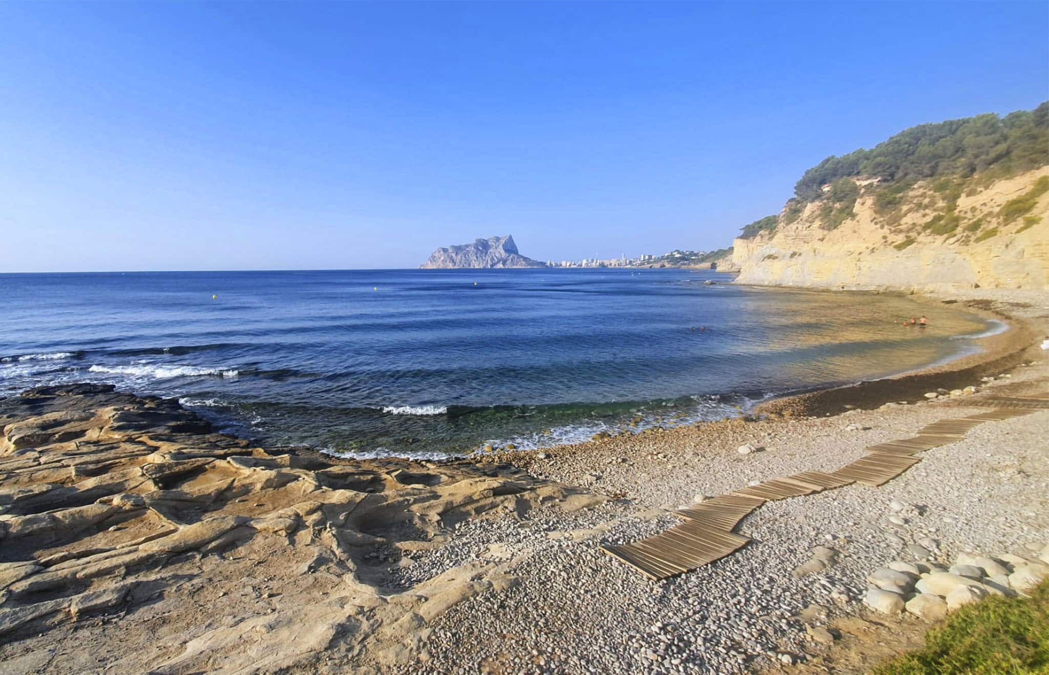 Cala Baladrar en Benissa, Alicante