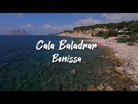 Cala Baladrar en Benissa, Alicante