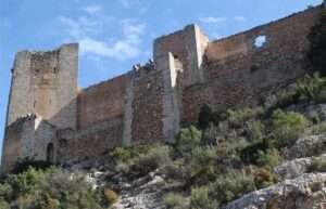 Castillo de Chirel en Cortes de Pallás, Valencia
