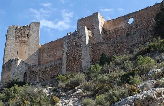 Castillo de Chirel en Cortes de Pallás, Valencia