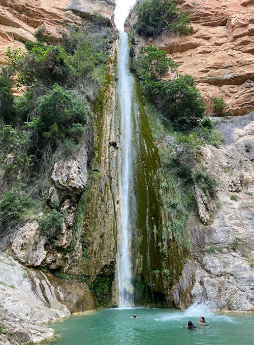 Chorrador en Castillo de Villamalefa, Castellón