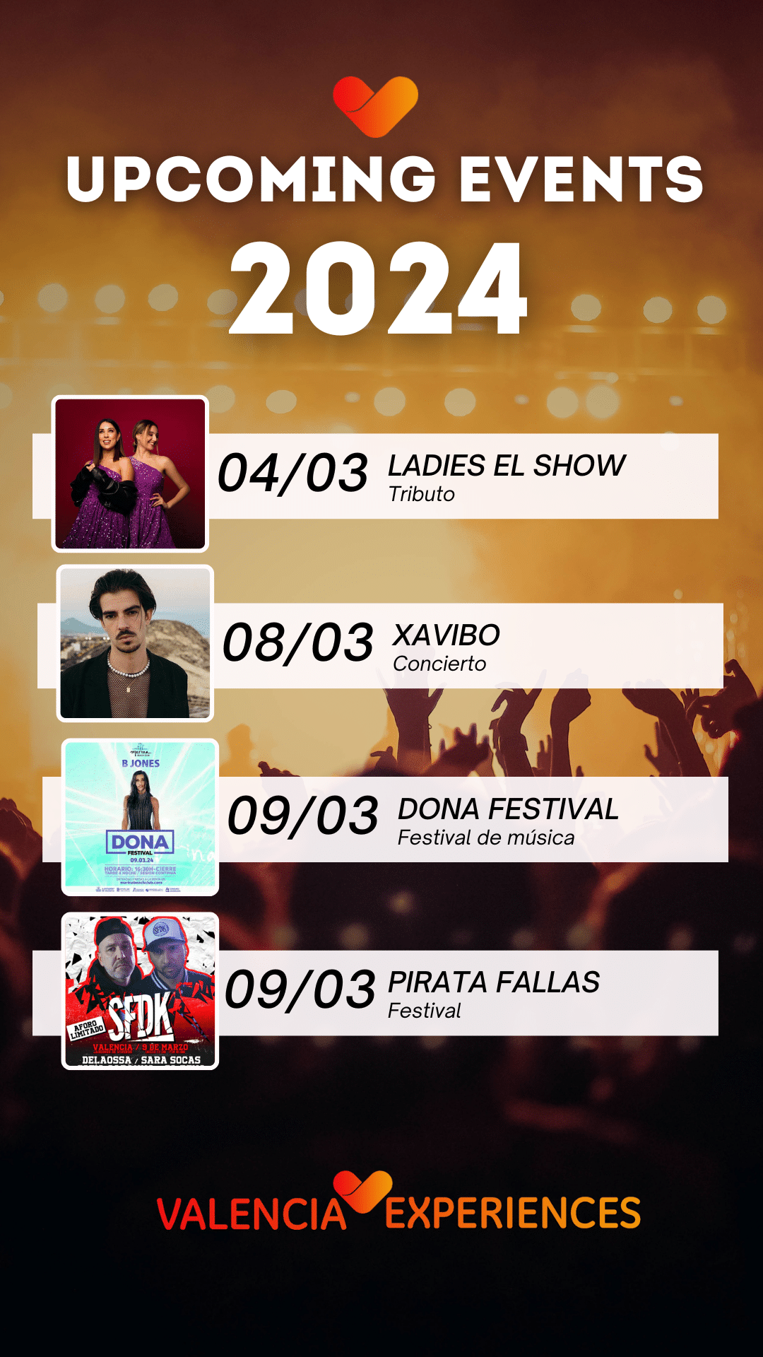 Los eventos que no te puedes perder esta semana.