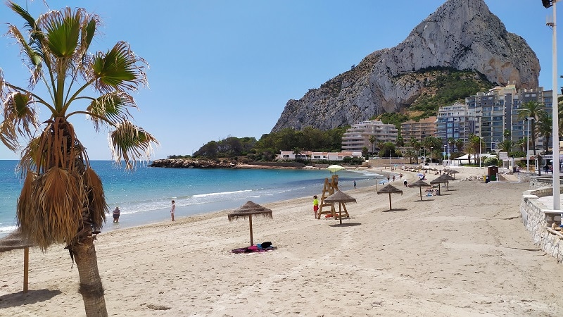 La Cala de la Fossa en Calpe, Alicante