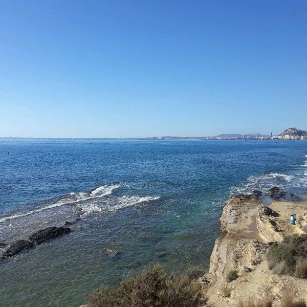 La Cala de las Nereidas en Cabo de las Huertas, Alicante