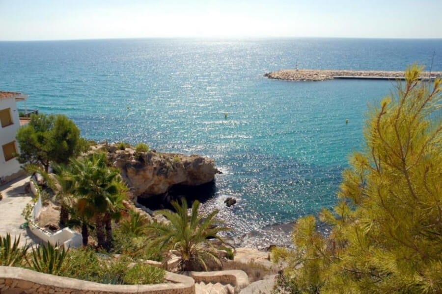 La Cala del Portixolet en Moraira, Alicante