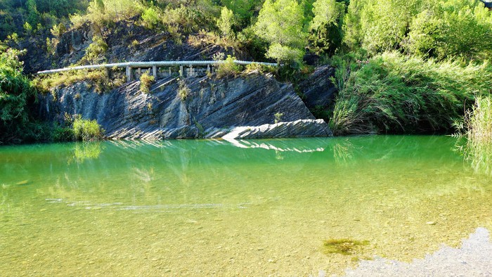 La poza secreta del río Mijares en Fanzara, Castellón