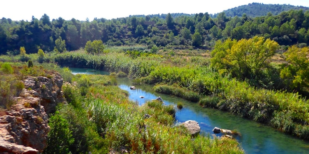 La poza secreta del río Mijares en Fanzara, Castellón