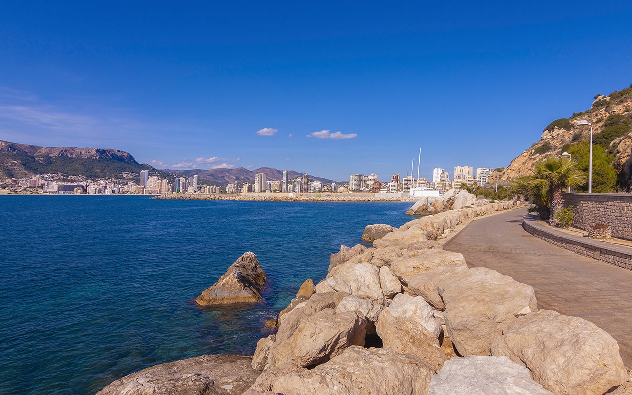 Paseo Ecológico Príncipe de Asturias en Calpe