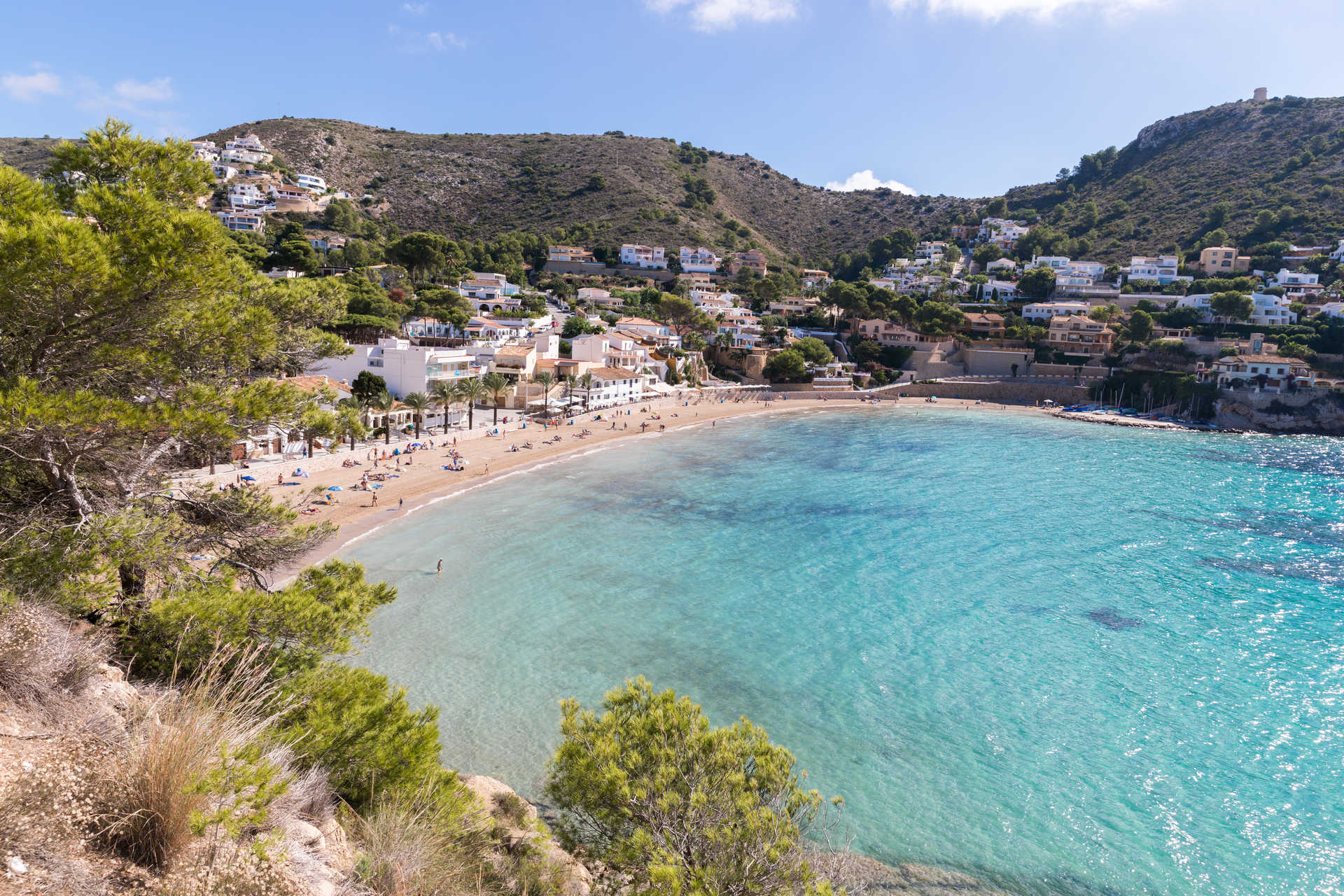 Playa del Portet de Moraira en Alicante