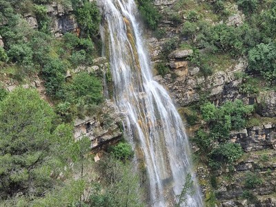 Salt de la Font de la Mata en Villalonga, Valencia
