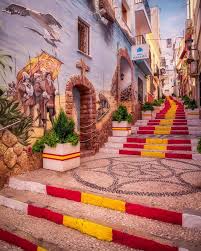 Calle Puchalt en Calpe, Alicante