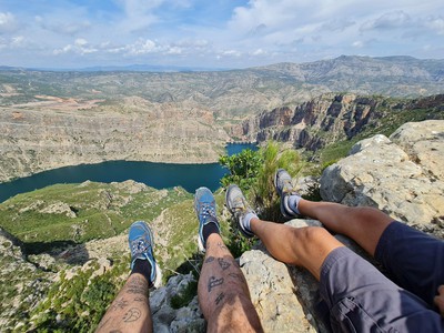 el Mirador de los Cerrillos de Otonel en Cortes de Pallás