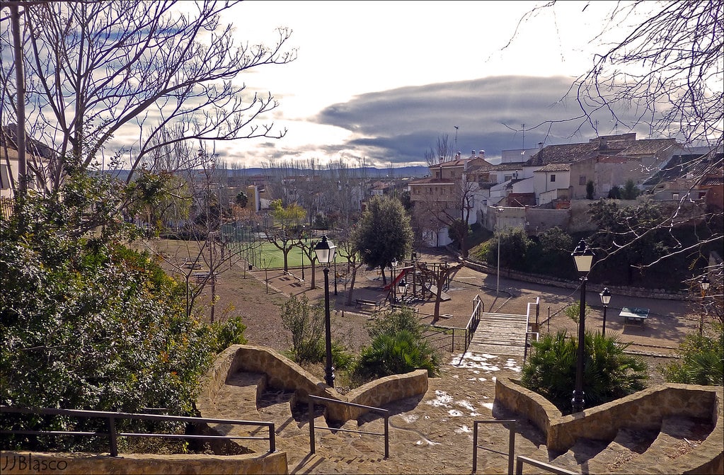 el Parque de los Morerales en Ayora, Valencia