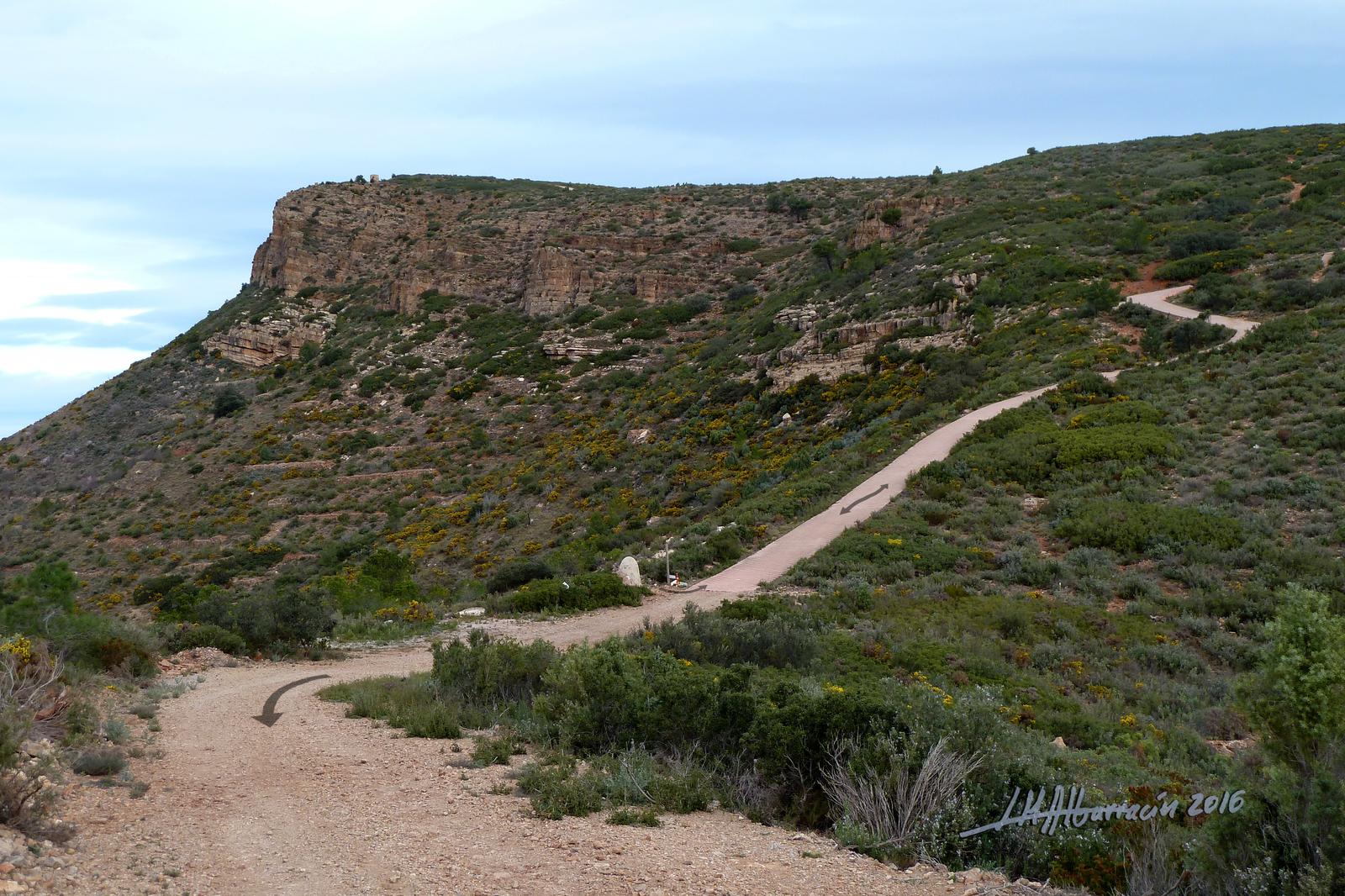  el Pico del Águila en Gátova, Valencia