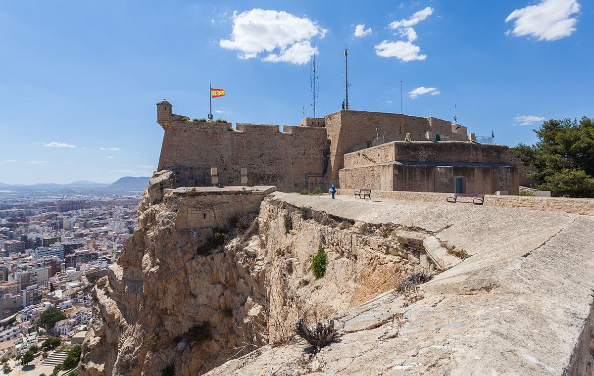 Castillo de Santa Bárbara en Alicante