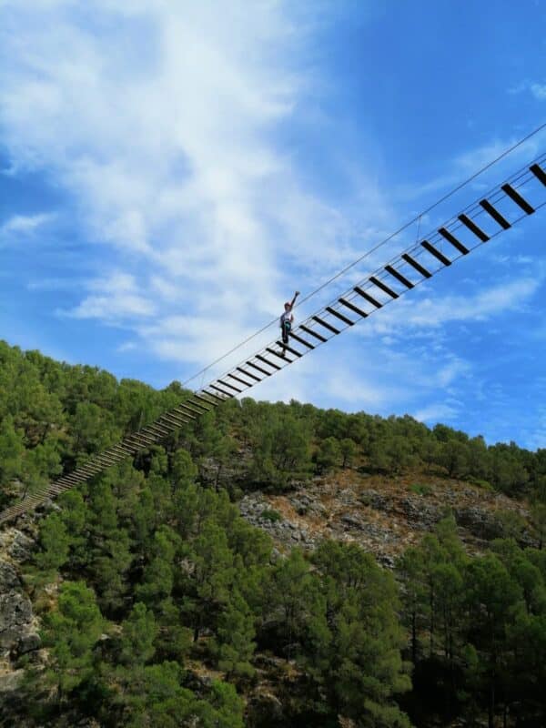 Via ferrata Fuente Godalla (Enguera, Valencia)