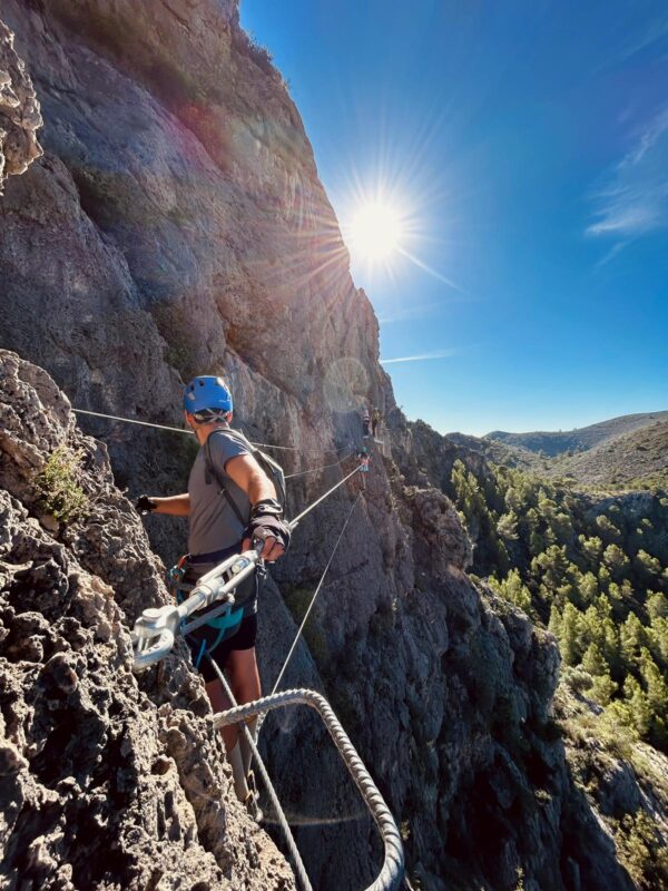 Via ferrata Falconera (Gandía, Valencia)