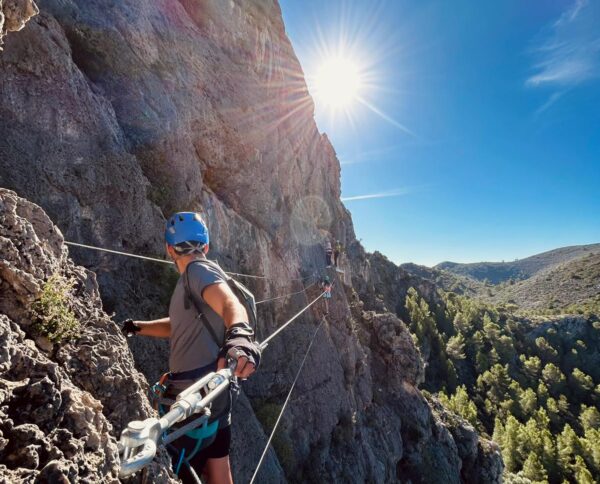 Vía ferrata Falconera (Gandía, Valencia)