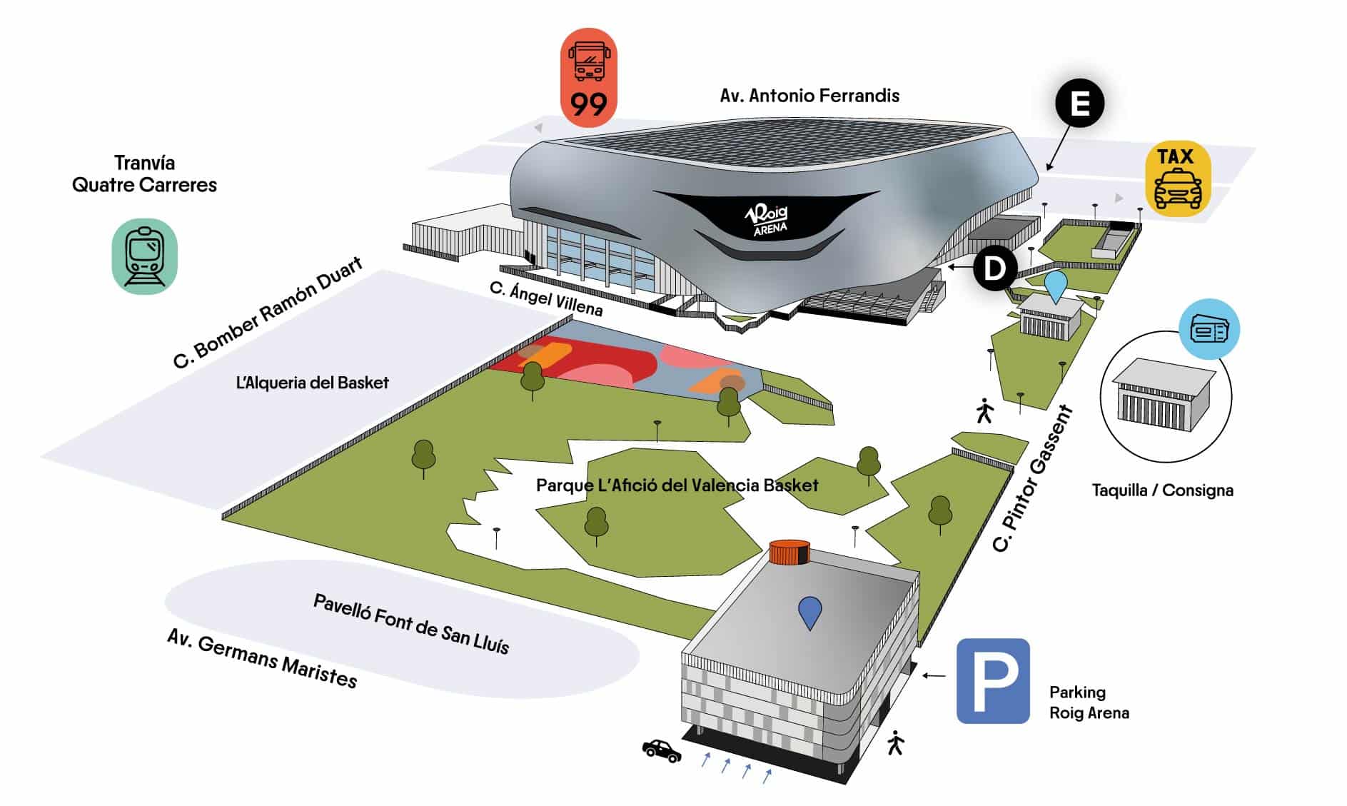 mapa-La Cabra Mecánica – Concierto en Roig Arena (Valencia)