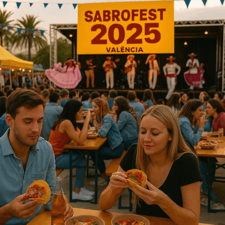Sabrofest 2025 Valencia festival gastronómico latino