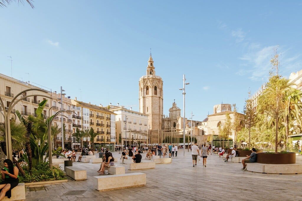 Plaza de la Reina de València, escenario del Día de la Dansa